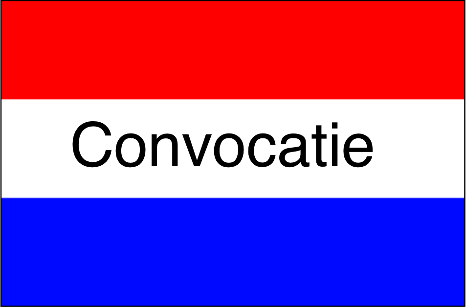 NL vlag convocatie